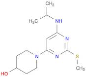 1-(6-IsopropylaMino-2-Methylsulfanyl-pyriMidin-4-yl)-piperidin-4-ol