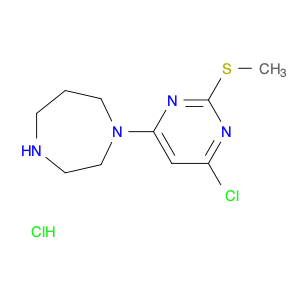 1-(6-Chloro-2-methylsulfanyl-pyrimidin-4-yl)-[1,4]diazepane hydrochloride