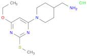 C-[1-(6-Ethoxy-2-Methylsulfanyl-pyriMidin-4-yl)-piperidin-4-yl]-MethylaMine hydrochloride