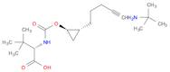 (S)-3,3-Dimethyl-2-((1R,2R)-2-pent-4-ynyl-cyclopropoxycarbonylamino)-butyric acid, tert-butylamine…