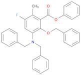 Phenyl 2-(benzyloxy)-3-(dibenzylamino)-5-fluoro-6-methylbenzoate