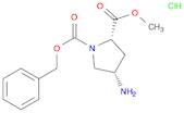 cis-1-Benzyl 2-methyl 4-aminopyrrolidine-1,2-dicarboxylate hydrochloride