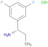 (S)-1-(3,5-DIFLUOROPHENYL)PROPAN-1-AMINE-HCl