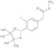 Methyl 2-(3-fluoro-4-(4,4,5,5-tetramethyl-1,3,2-dioxaborolan-2-yl)phenyl)acetate