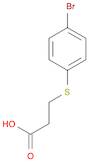 3-((4-Bromophenyl)thio)propanoic acid