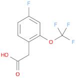 4-Fluoro-2-(trifluoromethoxy)phenylacetic acid