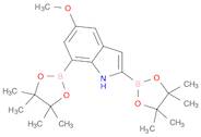 5-Methoxy-2,7-bis(4,4,5,5-tetramethyl-1,3,2-dioxaborolan-2-yl)-1H-indole