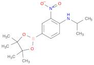 N-Isopropyl-2-nitro-4-(4,4,5,5-tetramethyl-1,3,2-dioxaborolan-2-yl)aniline