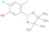 2-Chloro-4-fluoro-5-(4,4,5,5-tetramethyl-1,3,2-dioxaborolan-2-yl)phenol