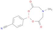 4-(6-Methyl-4,8-dioxo-1,3,6,2-dioxazaborocan-2-yl)benzonitrile