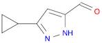 3-Cyclopropyl-1H-pyrazole-5-carbaldehyde