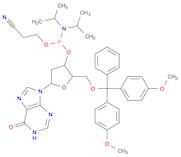 (2R,3S,5R)-2-((Bis(4-methoxyphenyl)(phenyl)methoxy)methyl)-5-(6-hydroxy-9H-purin-9-yl)tetrahydrofu…