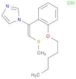 1-[2-methylsulfanyl-1-(2-pentoxyphenyl)ethenyl]imidazole hydrochloride