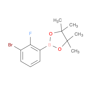 2-(3-BroMo-2-fluoro-phenyl)-4,4,5,5-tetraMethyl-[1,3,2]dioxaborolane