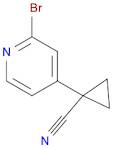 1-(2-Bromopyridin-4-yl)cyclopropanecarbonitrile