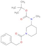 Benzyl 3-((tert-butoxycarbonyl)(methyl)amino)piperidine-1-carboxylate