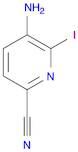 5-Amino-6-iodo-pyridine-2-carbonitrile