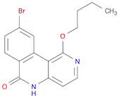 Benzo[c][1,6]naphthyridin-6(5H)-one, 9-broMo-1-butoxy-