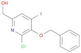 [5-(Benzyloxy)-6-chloro-4-iodopyridin-2-yl]methanol