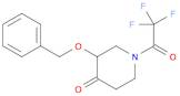 3-(benzyloxy)-1-(2,2,2-trifluoroacetyl)piperidin-4-one