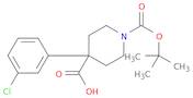 1-(tert-Butoxycarbonyl)-4-(3-chlorophenyl)piperidine-4-carboxylic acid