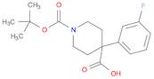 1-(tert-Butoxycarbonyl)-4-(3-fluorophenyl)piperidine-4-carboxylic acid