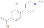 3-BroMo-4-(4-Methyl-1-piperazinyl)benzoic Acid