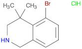 5-broMo-4,4-diMethyl-1,2,3,4-tetrahydroisoquinoline hydrochloride