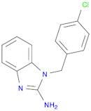 1-(4-Chlorophenylmethyl)-2-aminobenzimidazole