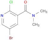 5-Bromo-2-chloro-N,N-dimethylpyridine-3-carboxamide