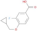 4-(cyclopropylmethoxy)-3-fluorobenzoic acid