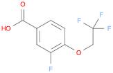 3-fluoro-4-(2,2,2-trifluoroethoxy)benzoic acid