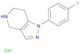 1-(4-fluorophenyl)-4,5,6,7-tetrahydro-1H-pyrazolo[4,3-c]pyridine hydrochloride