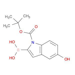 1H-Indole-1-carboxylic acid, 2-borono-5-hydroxy-, 1-(1,1-dimethylethyl) ester