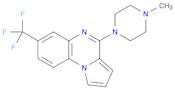 7-Trifluoromethyl-4-(4-methyl-1-piperazinyl)pyrrolo-[1,2-a]quinoxaline maleate salt