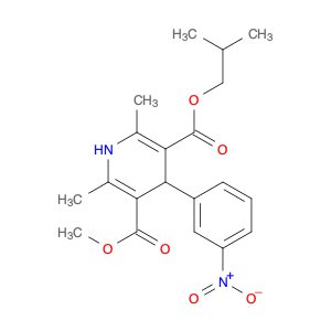 3-Methyl 5-(2-methylpropyl) 2,6-dimethyl-4-(3-nitrophenyl)-1,4-dihydropyridine-3,5-dicarboxylate
