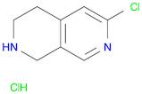 6-Chloro-1,2,3,4-tetrahydro-[2,7]naphthyridine hydrochloride