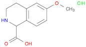 6-Methoxy-1,2,3,4-tetrahydro-isoquinoline-1-carboxylic acid hydrochloride