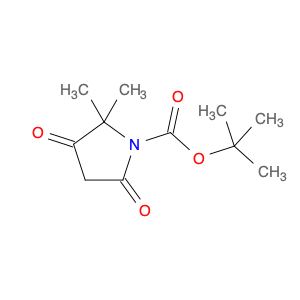 2,2-DiMethyl-3,5-dioxo-pyrrolidine-1-carboxylic acid tert-butyl ester