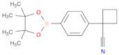 1-[4-(4,4,5,5-Tetramethyl-[1,3,2]dioxaborolan-2-yl)-phenyl]-cyclobutanecarbonitrile