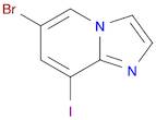 IMidazo[1,2-a]pyridine, 6-broMo-8-iodo-