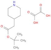 tert-butyl 2-(piperidin-4-yl)acetate oxalate