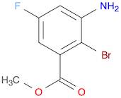 methyl 3-amino-2-bromo-5-fluorobenzoate