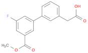 3-[3-Fluoro-5-(methoxycarbonyl)phenyl]phenylacetic acid