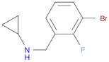 1-BroMo-2-fluoro-3-(cyclopropylaMinoMethyl)benzene