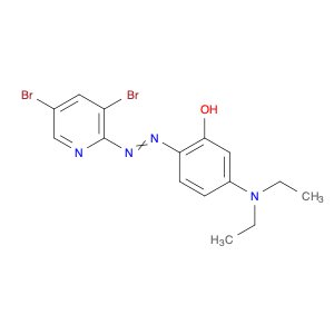 Phenol,2-[2-(3,5-dibromo-2-pyridinyl)diazenyl]-5-(diethylamino)-