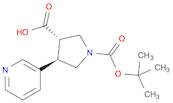 TRANS (+/-) 1-[(TERT-BUTYL)OXYCARBONYL]-4-(3-PYRIDYL)PYRROLIDINE-3-CARBOXYLIC ACID