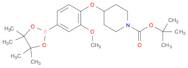 tert-Butyl 4-(2-methoxy-4-(4,4,5,5-tetramethyl-1,3,2-dioxaborolan-2-yl)phenoxy)piperidine-1-carb...