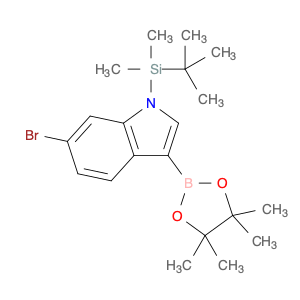 6-Bromo-1-(t-butyldimethylsilanyl)indole-3-boronic acid pinacol ester