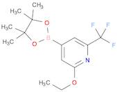 2-Ethoxy-4-(4,4,5,5-tetramethyl-1,3,2-dioxaborolan-2-yl)-6-(trifluoromethyl)pyridine